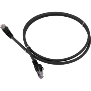 Патч-корд Lanmaster LAN-PC45/U6-1.0-BK, 1м