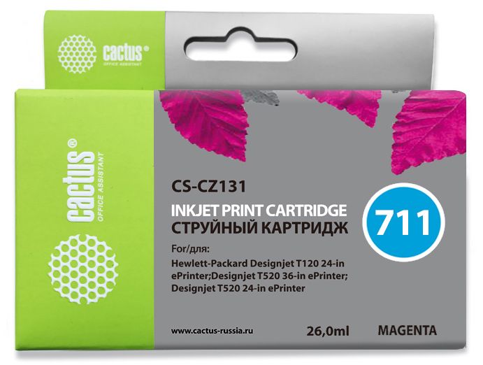 Тонер-картридж Cactus CS-CZ131 Пурпурный