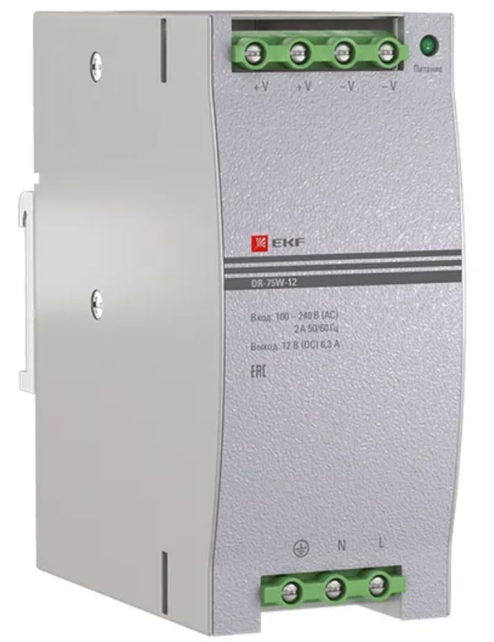 Блок питания EKF dr-75w-12