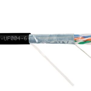 Кабель витая пара F/UTP 6 кат. 4 пары Netlan EC-UF004-6-PE-BK