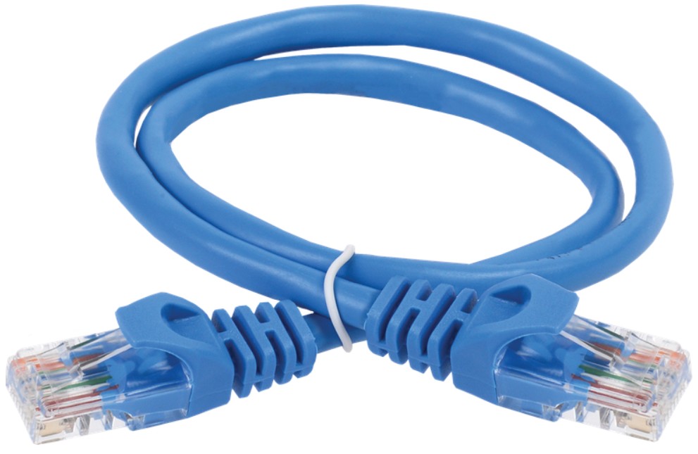Кабель патч-корд U/UTP 5e кат. 2м ITK PC03-C5EUL-2M