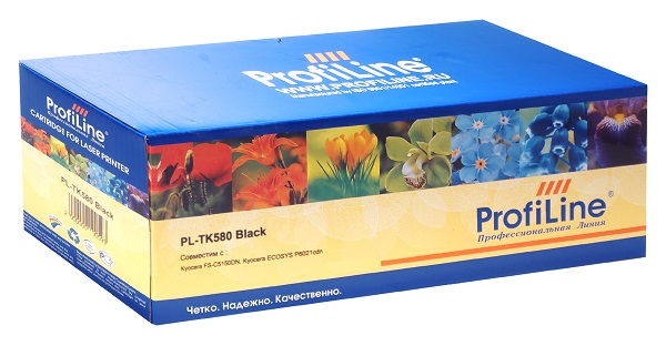 Тонер-картридж ProfiLine PL_TK-580K_BK_WC Черный
