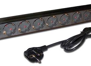 Блок розеток 19", 8 розеток TWT TWT-PDU19-10A8P-1.8
