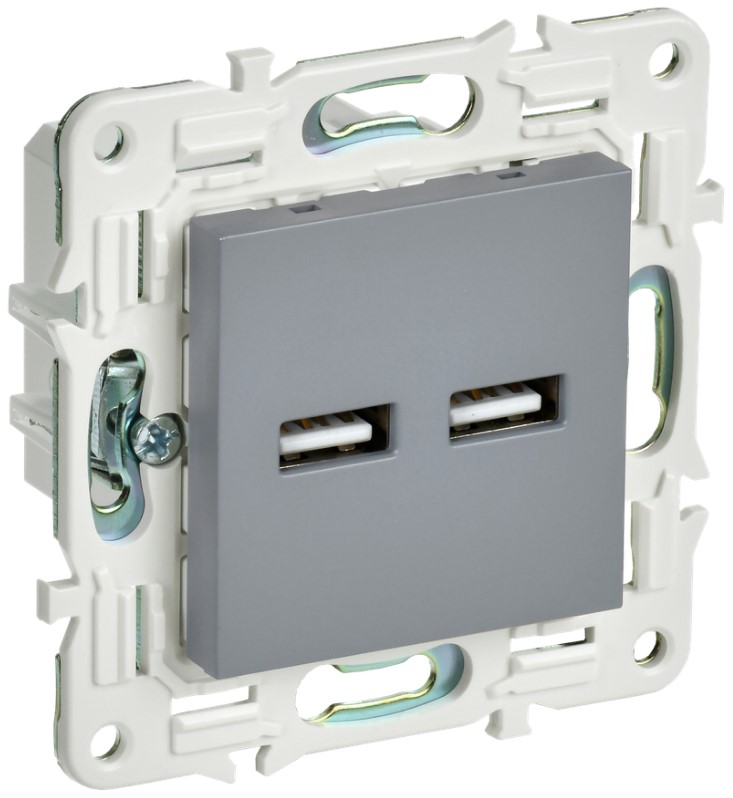 Розетка USB IEK SK-U21-D31-K03