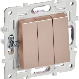 Выключатель трехклавишный IEK SK-V30-0-10-K98
