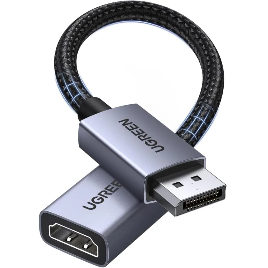 Переходник DisplayPort (M) - HDMI (F), UGREEN DP133