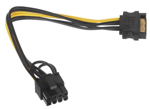 Кабель питания Cablexpert CC-PCIE-SATA-20CM