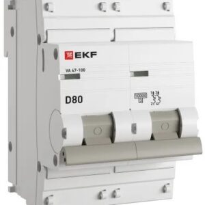 Автоматический выключатель EKF mcb47100-2-80D-pro