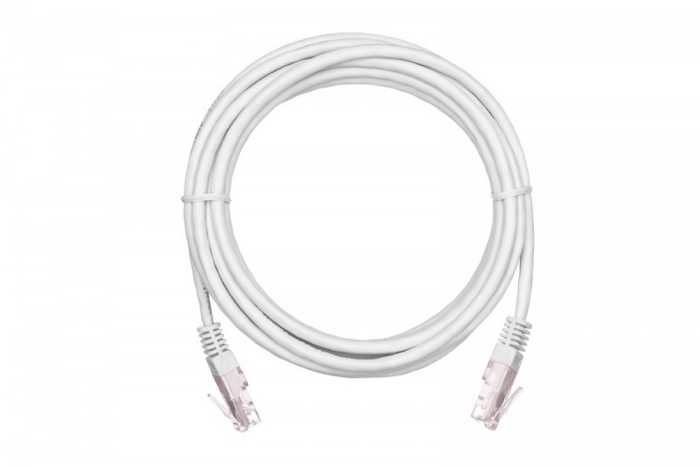 Кабель патч-корд U/UTP 5e кат. 3м Netlan EC-PC4UD55B-BC-PVC-030-WT-10