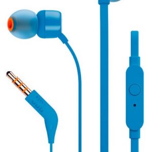 Проводные наушники JBL T110, Проводной, Внутриканальные, Синий, [JBLT110BLU]