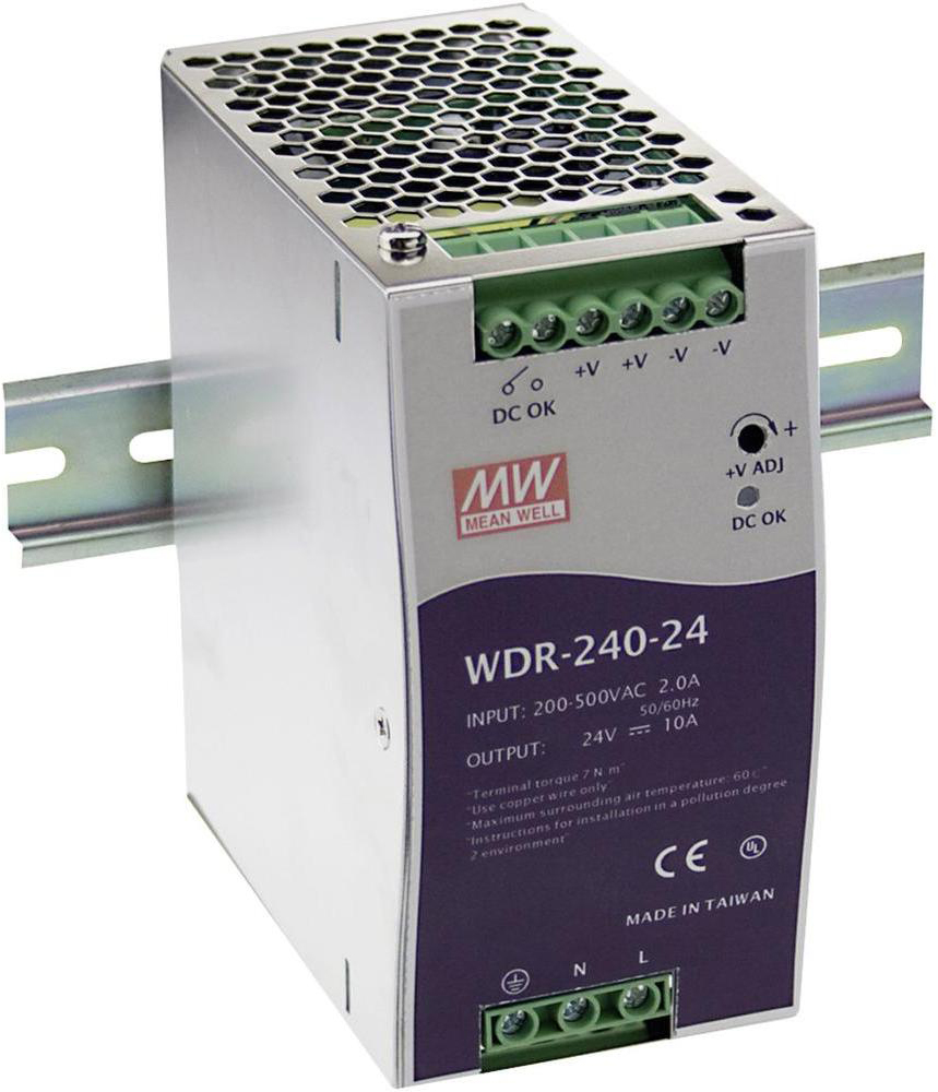 Преобразователь AC-DC сетевой Mean Well WDR-240-24
