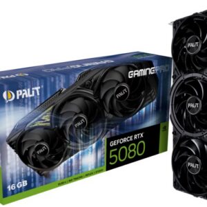 Видеокарта Palit nVidia Geforce RTX 5080, 16 ГБ GDDR7, [NE75080019T2-GB2031A]