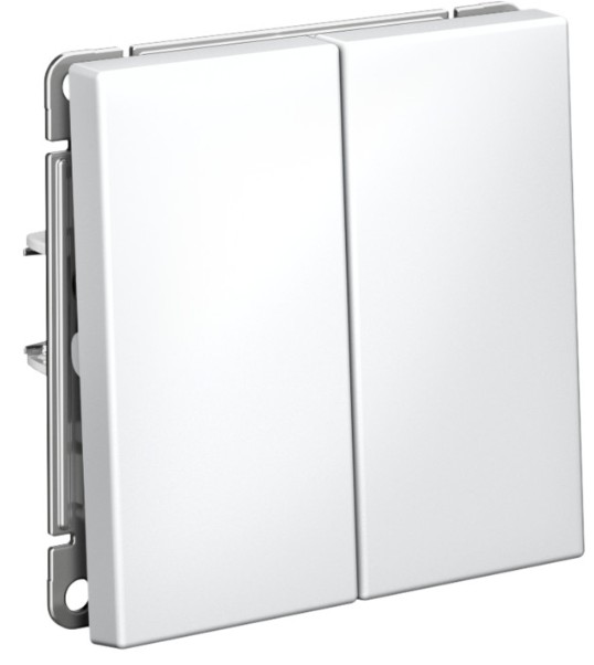 Выключатель двухклавишный Systeme Electric GAL000151S
