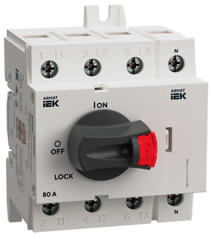 Полюс нейтральный IEK AR-SDM-AUX-ANP-080