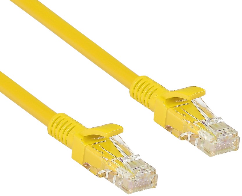 Кабель патч-корд U/UTP 6 кат. 2м Exegate UTP-RJ45-RJ45-C6-2M-YL