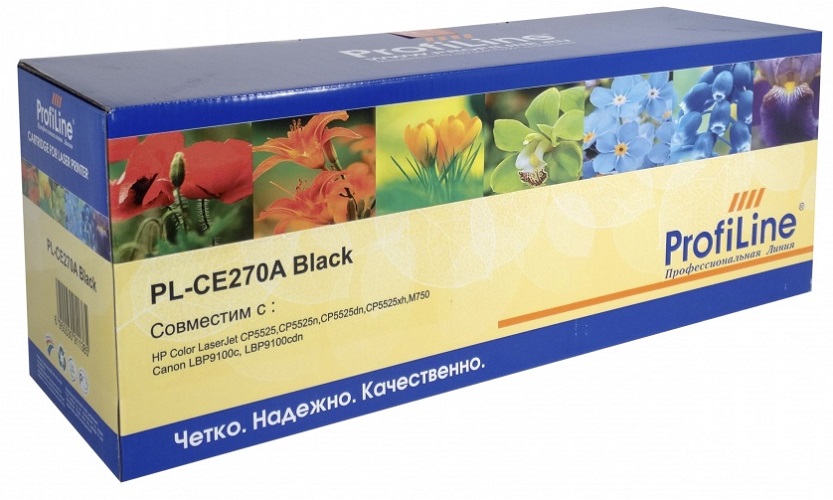 Тонер-картридж ProfiLine PL-CE270A Черный