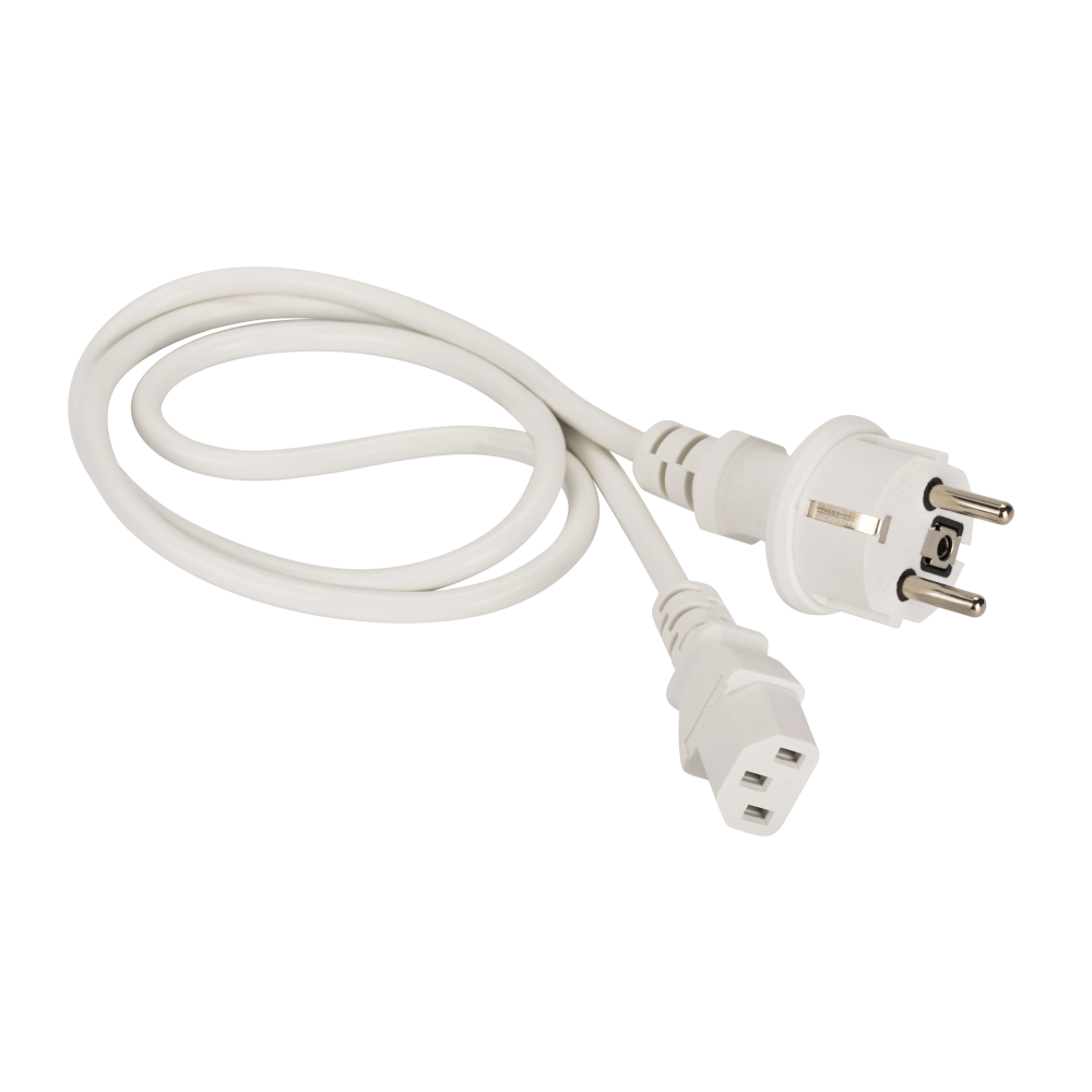 Кабель питания Lanmaster LAN-PP13/SH-2.0-WH