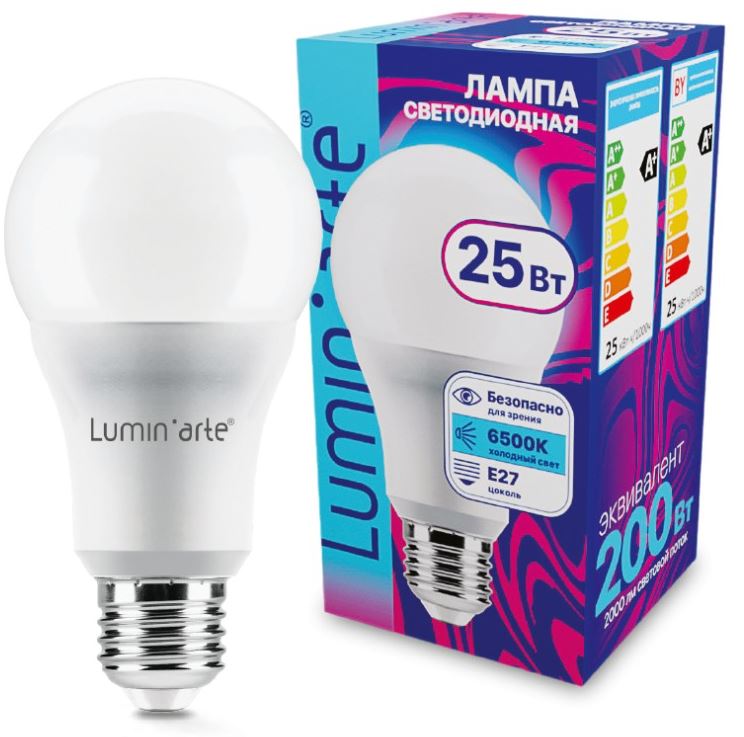 Лампа Lumin'arte LSTD-A65-25W6KE27