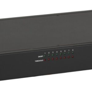 Блок розеток NikoMax TLK-RPI-PM-A08-M21-WCE-BK
