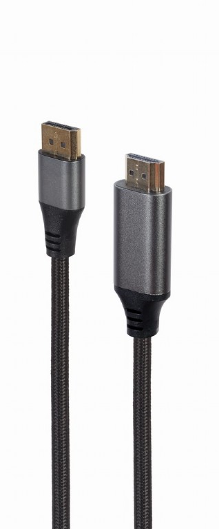 Кабель интерфейсный DisplayPort-HDMI Cablexpert CC-DP-HDMI-4K-6