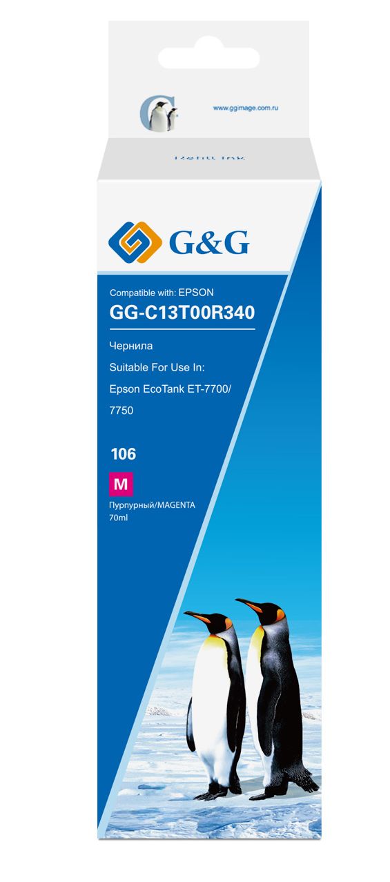 Тонер-картридж G&G GG-C13T00R340 Пурпурный