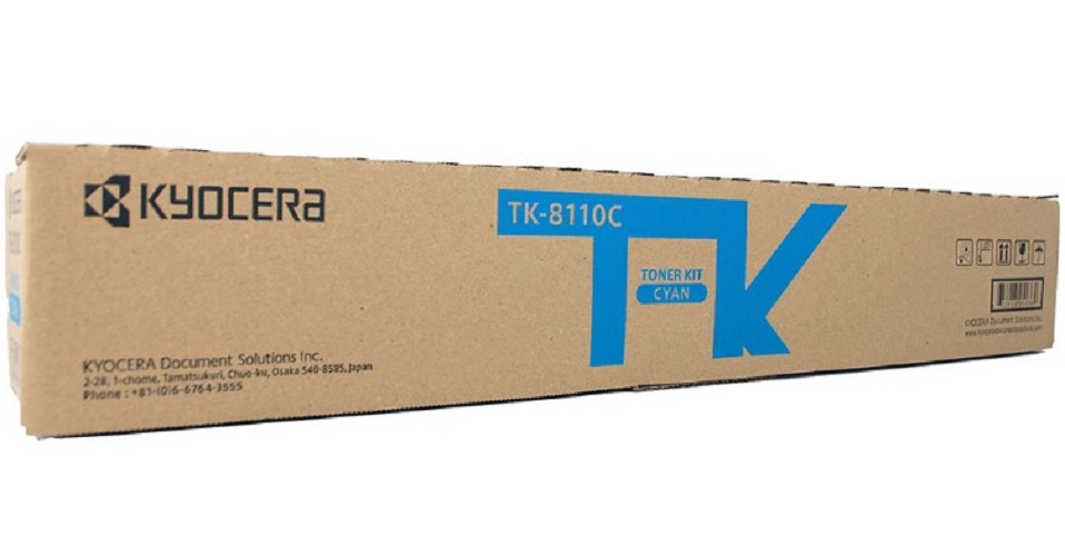 Тонер-картридж Kyocera TK-8110C Голубой