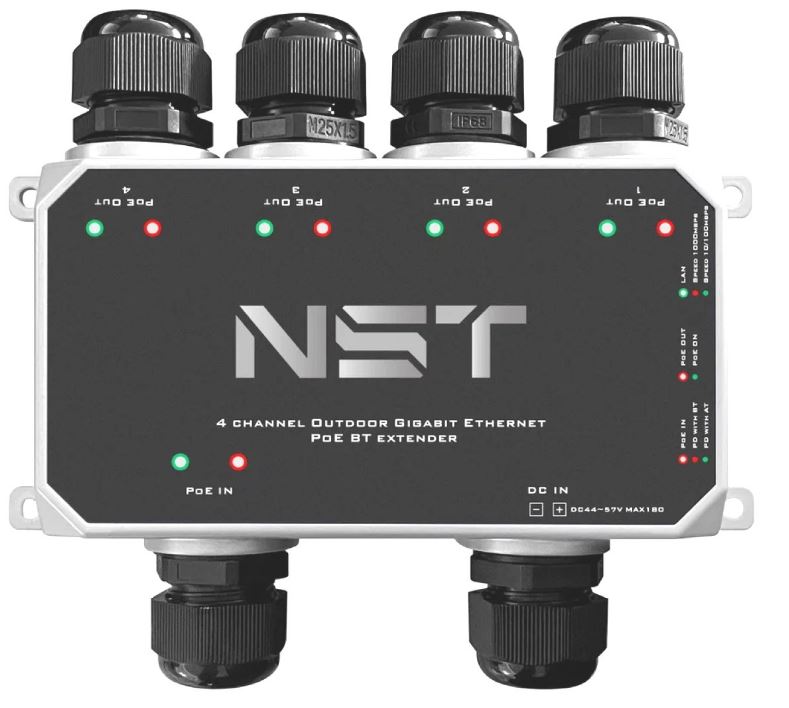Удлинитель PoE NST NS-ExSW-5GP/W