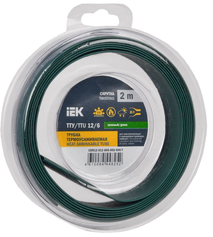 Трубка термоусадочная IEK UDR12-012-006-002-K06-T