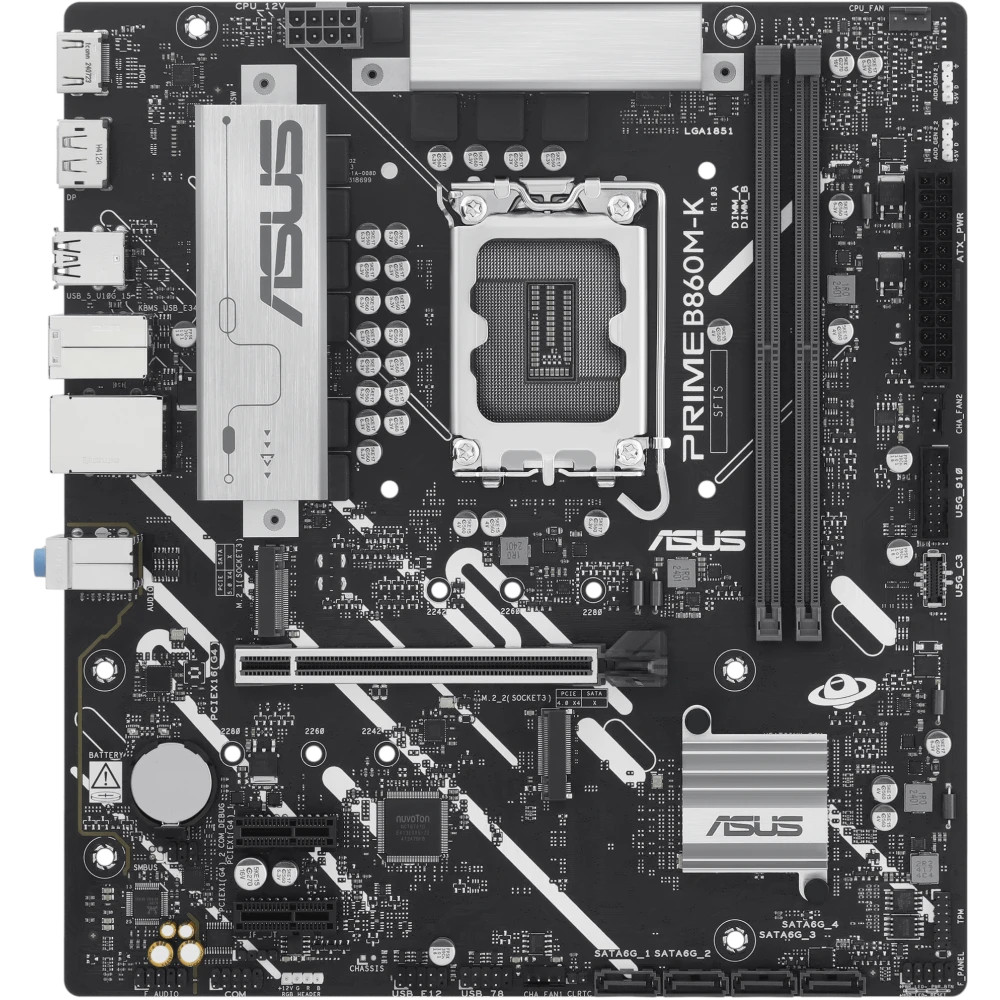 Материнская плата ASUS PRIME B860M-K, LGA1851, Intel B860, mATX