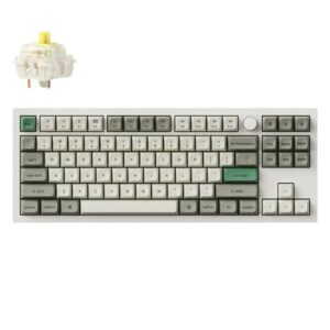 Механическая клавиатура Keychron Q3 Max, USB, Bluetooth, Радиоканал, Белый [Q3M-P4P-RU]