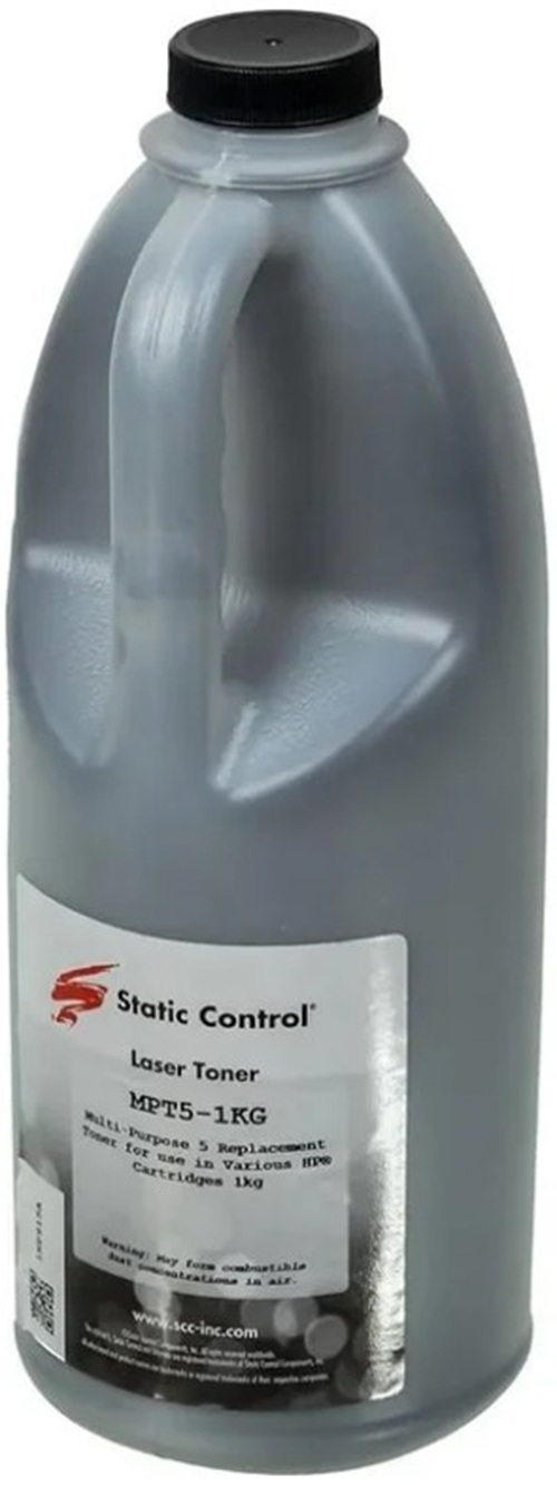 Тонер-картридж Static Control MPT5-1KG-RUS Черный