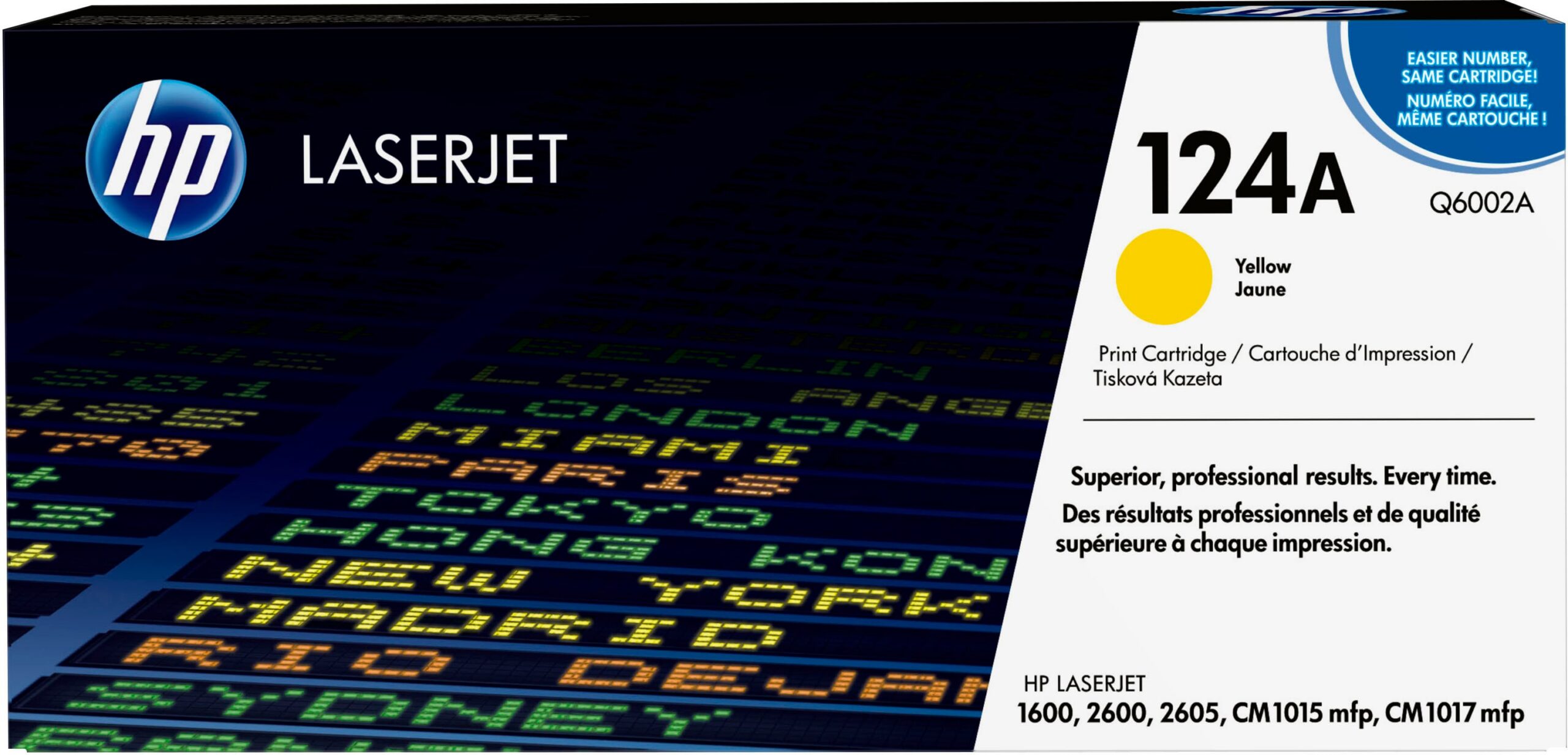Тонер-картридж HP 124A Желтый
