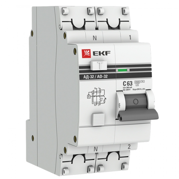 Автомат дифференциальный EKF DA32-63-300-pro
