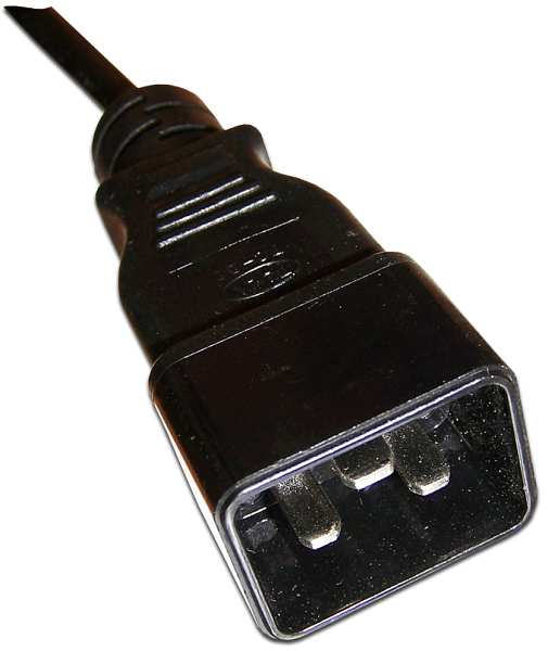 Кабель питания Lanmaster LAN-PP13/20-0.5-BK