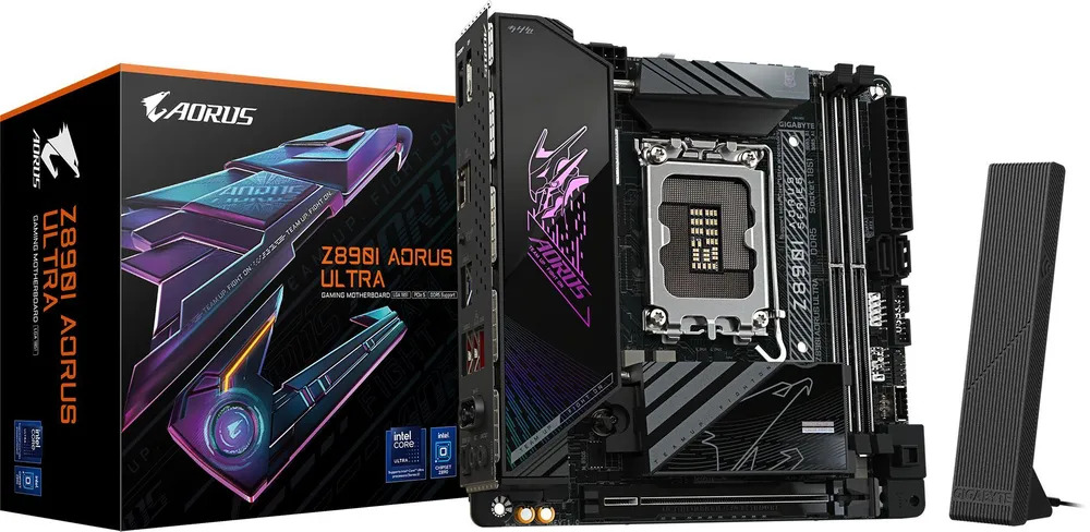 Материнская плата GIGABYTE Z890I AORUS ULTRA, LGA1851, Intel Z890, Mini-ITX