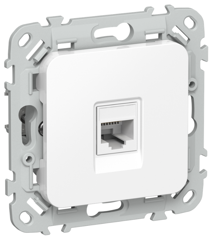 Розетка компьютерная IEK FI-K12-1-K01