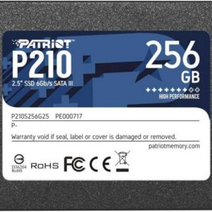 SSD накопитель 256 ГБ Patriot Memory P210S256G25, [P210S256G25]