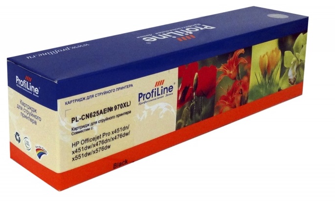 Тонер-картридж ProfiLine PL-CN625AE №970XL-Bk Черный