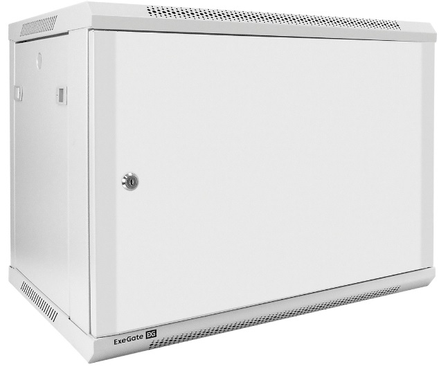 Шкаф настенный 19", 9U Exegate EC-WM-9U.450.M.GREY