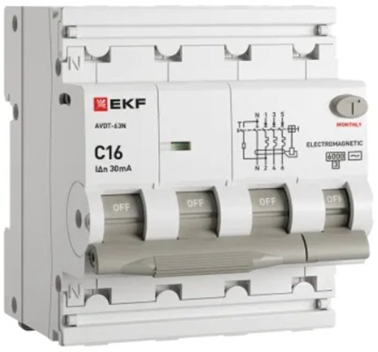 Автомат дифференциальный EKF D63N46M16C30