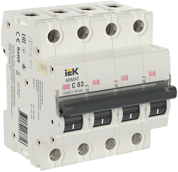 Автоматический выключатель IEK AR-M10N-4-C063