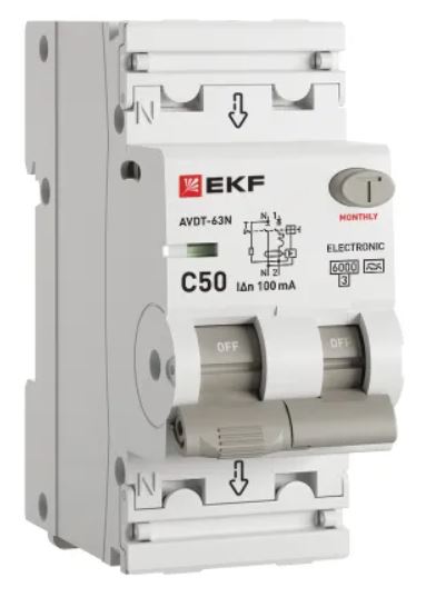 Автомат дифференциальный EKF D63N26EA50C100