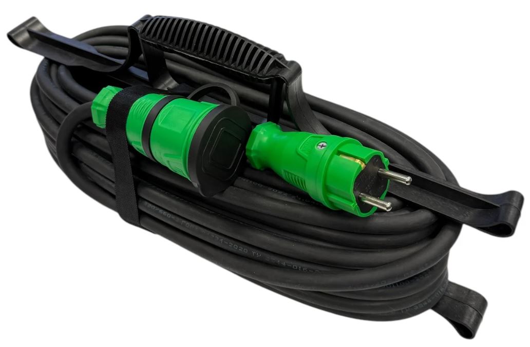 Удлинитель силовой iTOK i-CONNECT-COLOR-SUR-PVS-315-1-44-15-GREEN