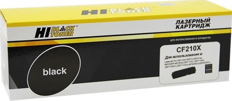 Тонер-картридж Hi-Black HB-CF210X Черный