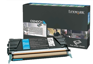 Тонер-картридж Lexmark C5240CH Синий