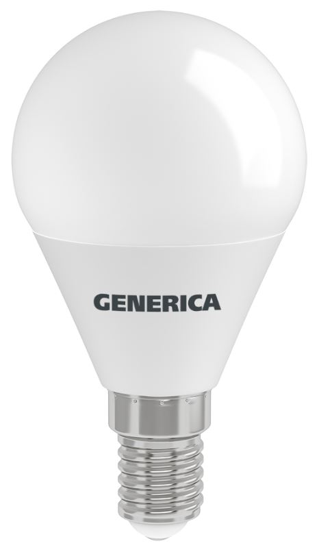 Лампа светодиодная GENERICA LL-G45-12-230-65-E14-G