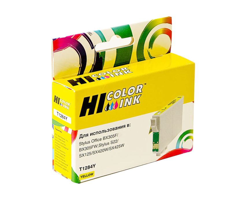 Тонер-картридж Hi-Black HB-T1284 Желтый