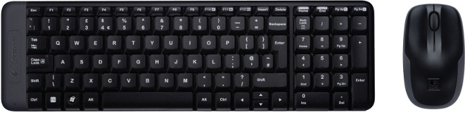 Клавиатура и мышь беспроводной комплект Logitech MK220