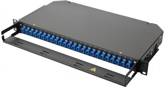 Кросс оптический стоечный 19" стационарный 1U Eurolan 47C-24-S2-SC-16-11BL