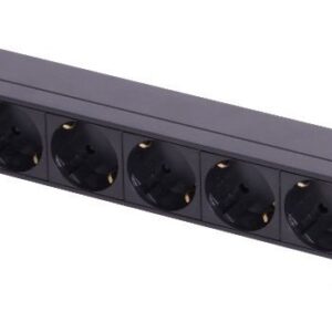 Блок розеток 19", 7 розеток TLK TLK-RSC07-MD-04-BK